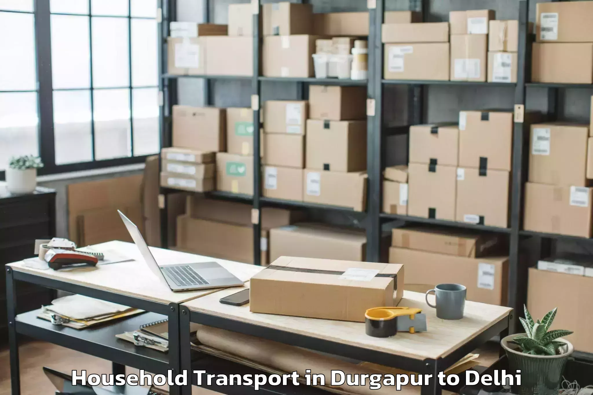 Book Durgapur to Patel Nagar Household Transport Online